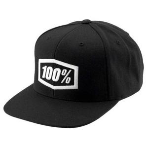 Бейсболка 100percent Snapback Essential Corpo, черный