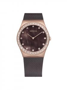 Bering Кварцевые часы 12430-262 в корпусе из розового золота