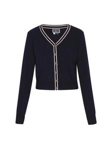DreiMaster Женский кардиган темно-синего цвета