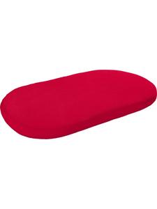 Erwin Müller Махровая детская простыня на резинке Erding, красная