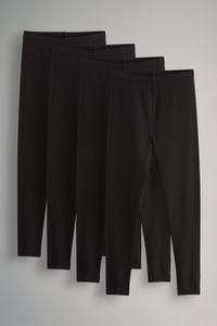 4 пары леггинсов The Set, черный