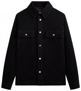 Куртка-рубашка Kith Chenille Ripstop Ace, черная