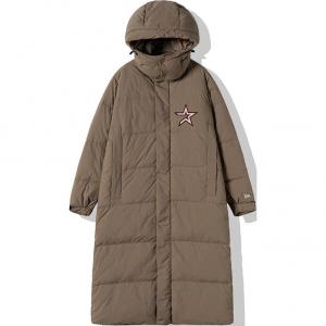 New Era Пуховик унисекс коричневый, Brown