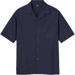 UNIQLO Рубашка Unisex 69 Navy Blue