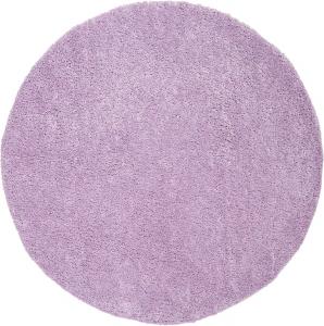 Ковер SAFAVIEH, 92 x 92 см, August Shag Collection, Lilac, без линьки и легкий в уходе, плюшевый высокий ворс, идеален для гостиной, спальни, столовой (AUG900V)