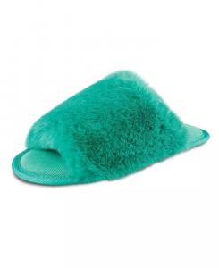 Женские шлепанцы с открытым носком Jessica Simpson, зеленый