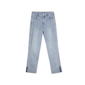 Джинсы женские Moderate Straight Fit ELLE, denim синий
