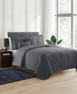 Комплект постельного белья Ellipse Embossed из 5 предметов, размер King/California King Nestl, Gray