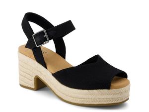 Сандалии TOMS Isla Espadrille Sandal - Women's, черный