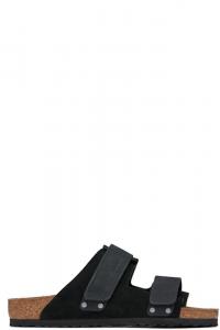 Черные узкие сандалии Uji Birkenstock