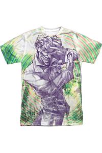 Футболка Batman Mad Mad Swirl с коротким рукавом для взрослых из полиэстера Gildan, белый