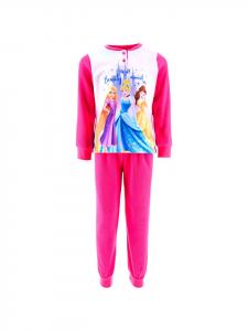 Disney Princess Флисовая пижама с изображением принцесс Диснея темно-розового цвета