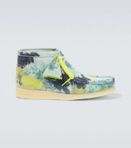 Туфли-лодочки из кожи Wallabee Clarks Originals, разноцветный