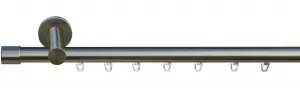 Карниз для штор "My home" TANBUL" 240 см, Ø 20 мм, цвет edelstahlfarben/silberfarben