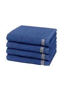 Набор полотенец Ross Smart, 4 штуки, 100x50 см, синий