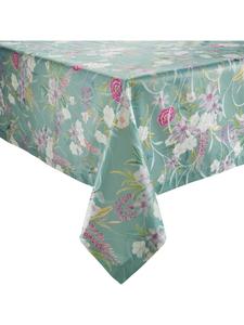 Erwin Müller Скатерть из смесовой хлопчатобумажной ткани темно-зеленого цвета