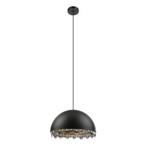 Подвесной светильник Eglo черный, золотистый диаметр/высота: 45/150 см