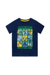 Футболка «Стив и Алекс в режиме приключений» Minecraft, синий