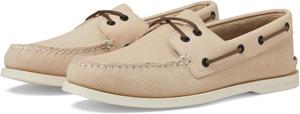 Мужские оригинальные сезонные кроссовки Sperry с двумя отверстиями, Cream Debossed