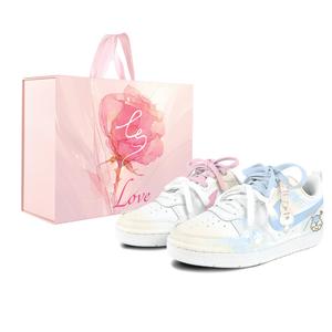 Детские кроссовки для скейтбординга Court Borough с нескользящей подошвой и износостойкими подошвами для подростков Nike, желтый