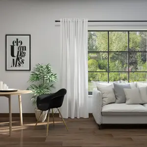 Нейтекс для вас! Штора «Линесса», (1 шт.), ВхШ: 245х137, шарф со потайными петлями Neutex For You!, цвет wollweiß