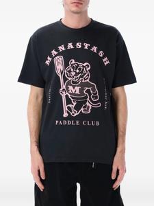 MANASTASH Hemp graphic-print Футболка, черный