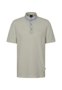 Рубашка поло STAND-UP COLLAR bugatti, бежевый