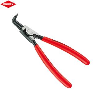 Щипцы для наружных стопорных колец KNIPEX, угловой вал 90°, внешний суппорт, 3–10 мм, щипцы для стопорных колец, щипцы для стопорных колец 46 21 A01