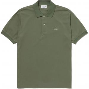 LACOSTE Поло мужское оливковое