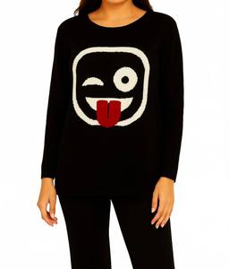 Эмодзи «Подмигивание и язык» - лучшие в Блэкстоуне Angel Apparel, blackstone