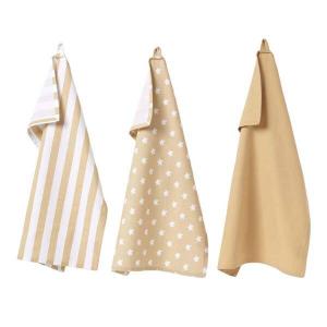 Кухонное полотенце Homescapes Set 3 шт Sterne, 50x1x70 см, бежевый