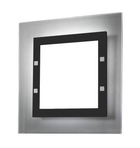 Потолочный светильник Lumicom Florence, 41x6x41 см, черный