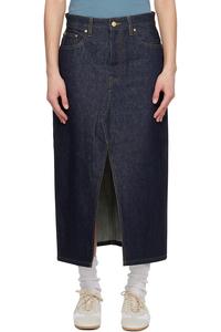 Carhartt Work In Progress Синяя джинсовая юбка миди Brandon