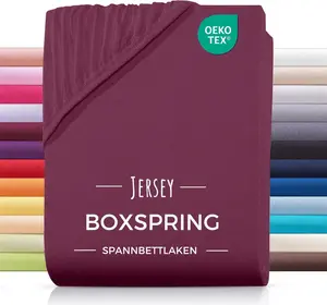 Простыня на резинке из джерси для кровати с пружинным блоком, 180х200, 180х220, 200х200, 200х200, изготовлена из 100% хлопка. Carpe Sonno