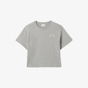 Футболка Claudie Pierlot с вышитым логотипом, серый