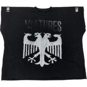 Футболка VULTURES Album Peripheral Series Kanye Haikou Listening Session VULTURES VOL 2 Unisex Black YEEZY