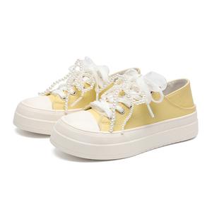 ZHR Низкие женские кроссовки для скейтбординга, желтые