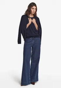 Ультратонкая базовая футболка с круглым вырезом Falconeri, Blue