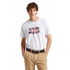 Футболка с коротким рукавом Pepe Jeans Clag, белый