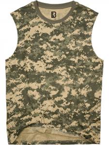 Футболка "Футболка без рукавов" в камуфляжной расцветке Brandit