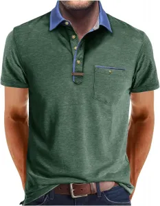 Мужская летняя поло с воротником и влагоотводящая футболка для гольфа