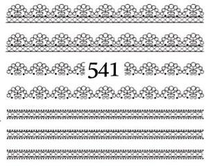 Водные наклейки для ногтей - №541, Raisin