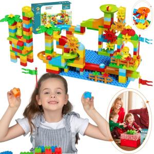 Набор строительных блоков Adventure Track, большой размер XXL, 282 шт. для детей 3 лет+ Bounn