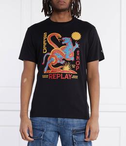 Футболка Replay Regular Fit, черный