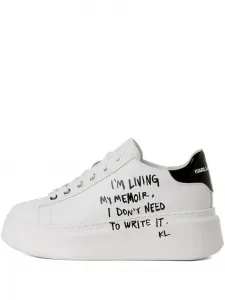 Кроссовки на платформе с принтом Karl Lagerfeld Jeans, белый