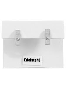 Adeliás Женские серьги - Серьги-кольца из нержавеющей стали со стразами серебристого цвета