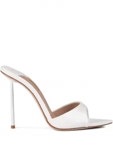 Босоножки Bella из лакированной кожи на шпильке 120 мм Le Silla, белый