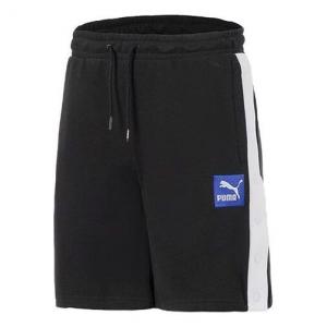 Шорты emb logo shorts 'black' Puma, черный