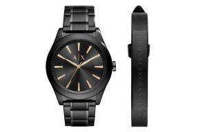 ARMANI EXCHANGE Мужские европейские и американские часы, цвет Black