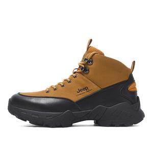 Мужские высокие альпинистские походные ботинки Jeep, Gold